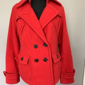American Eagle Red Peacoat